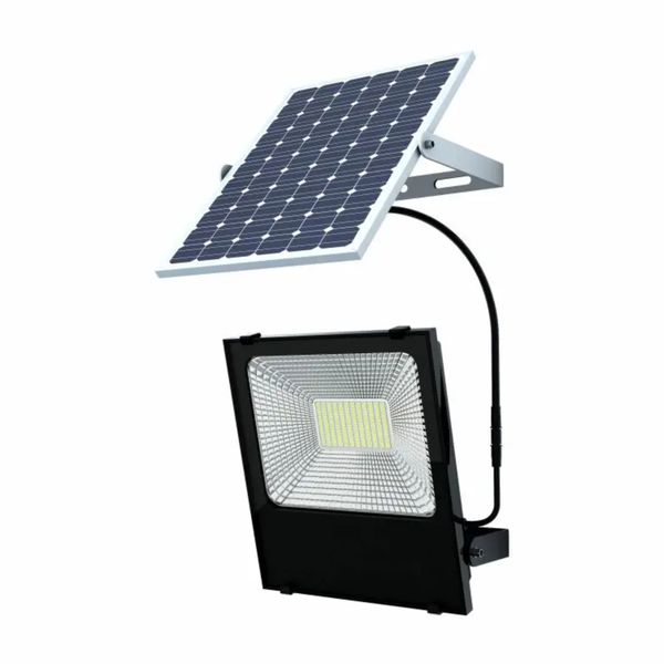 LED Solar Floodlight &amp; Panel 30w