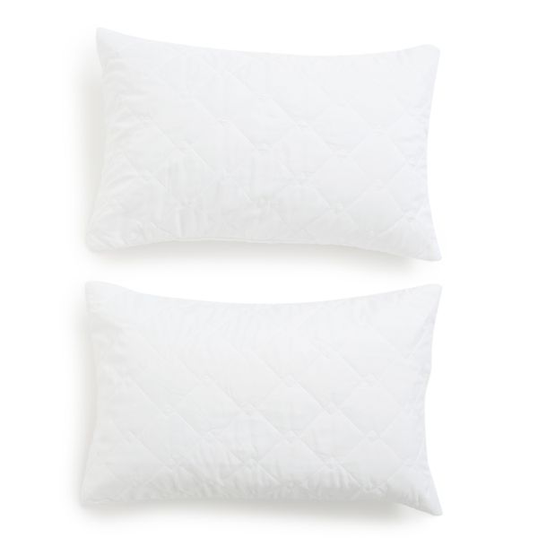 George &amp; Mason - 2 Pack Quilted Pillow Protectors - King Size