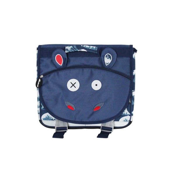 Les Deglingos Medium (43cm) PVC Kid's Backpack - Hippo