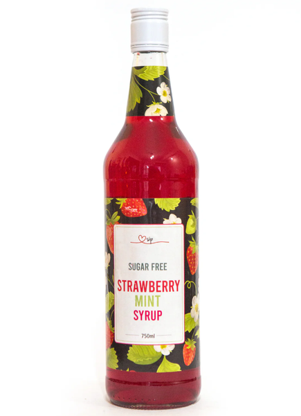 The Sip Store - Strawberry Mint Sugar-Free Syrup 750ml