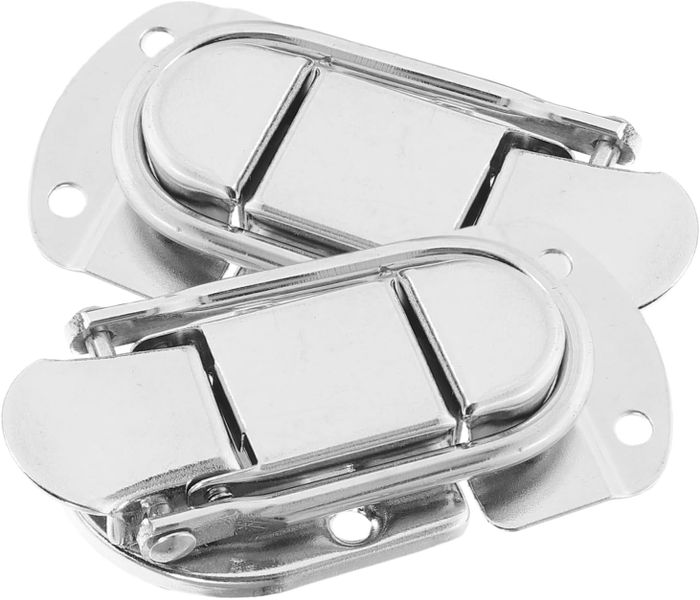 Craft DIY 2 Piece Iron Hasp Latch Locks for Jewellery Boxes &amp; Cases (5.8cm)