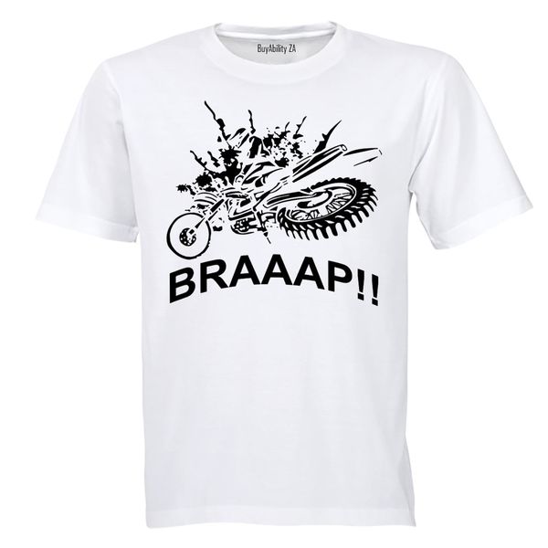 Biker - Mens - T-Shirt - White image