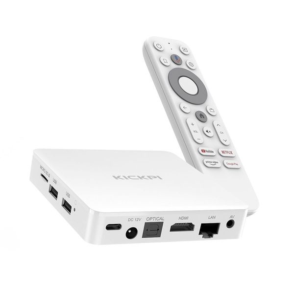 KICKPI Android TV Box 4K Dongle | Netflix DStv Google Certified