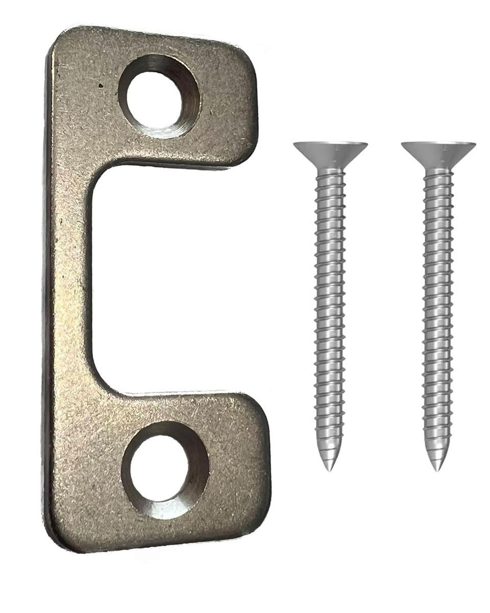 Adjustable Strike Plate for Exterior Doors Tool DIY Home Security