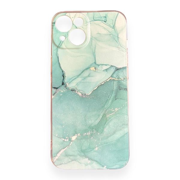 AMA Green Marble Pattern Phone Cover For iPhone 14 Pro Max