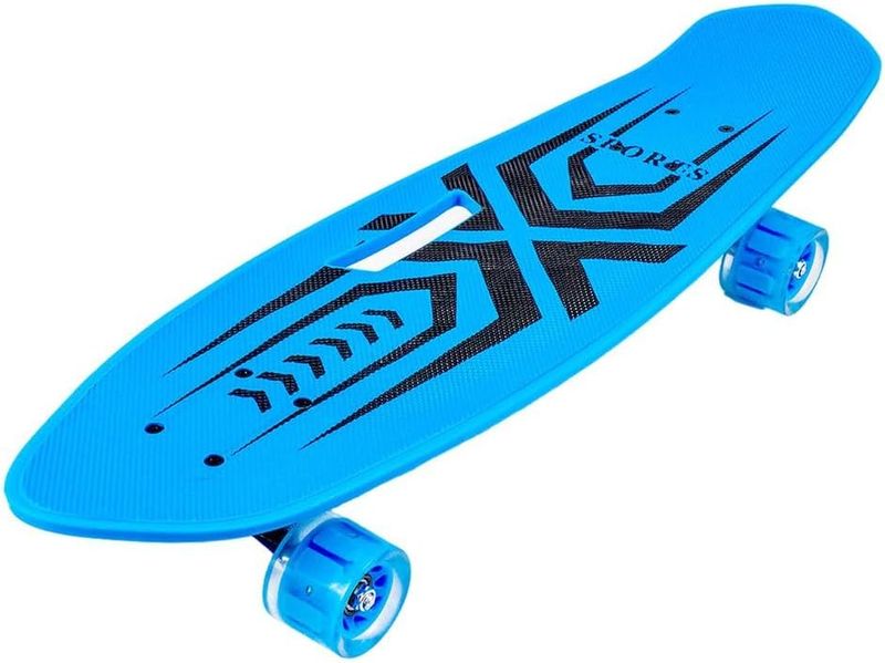 Children's Portable Big Fish Skate Board with Handles - 71cm