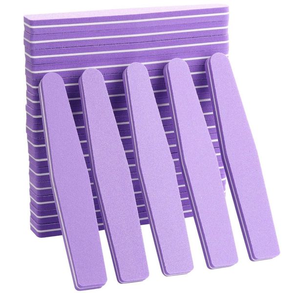 20 Piece Nail Block Buffer Files Sponge Washable Double Sided 100/180 Sanding