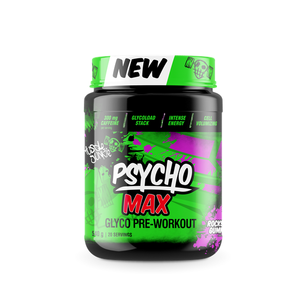 Muscle Junkie Psycho Max Pre-Workout Rockstar Gum 540g