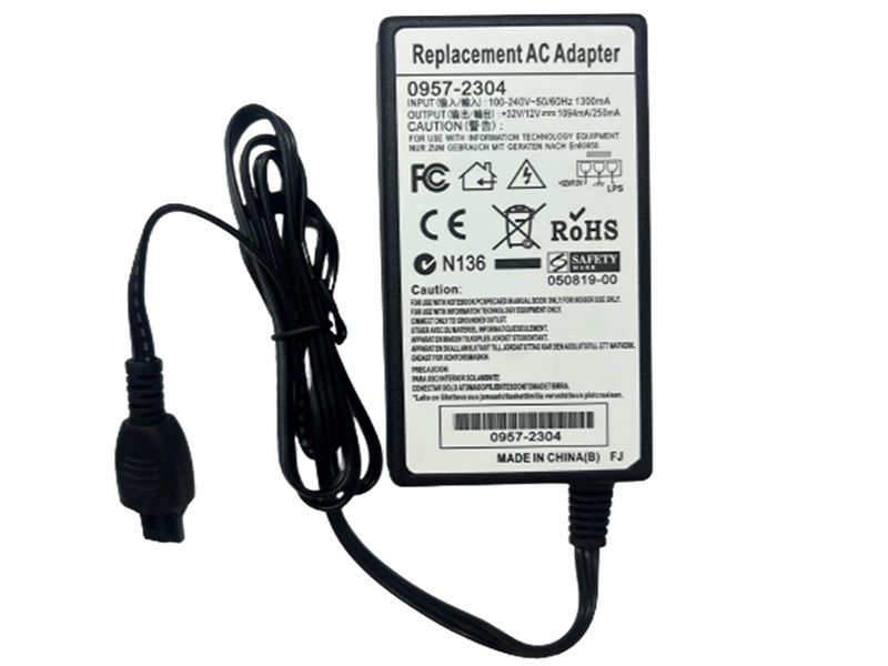 Zatech Printer Replacement AC Adapter 0957-2304 : 32V/12V - 1094mA/250mA