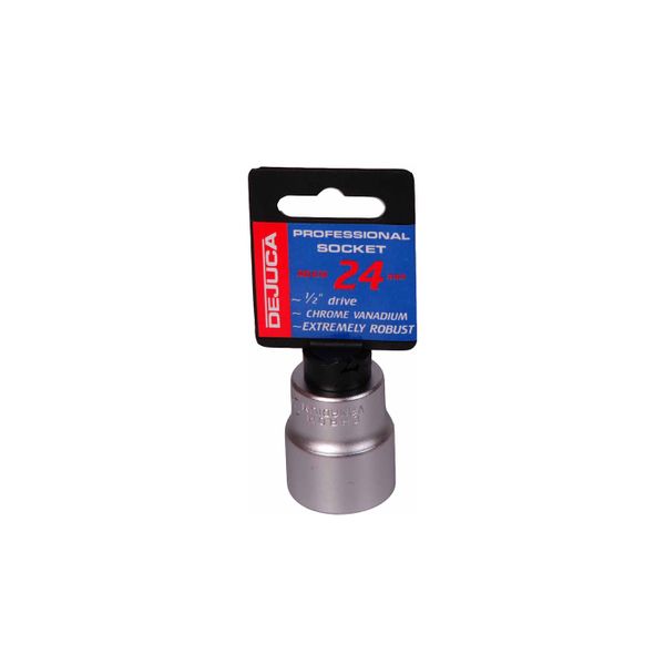 Dejuca - Socket - Cv - Fd - 1/2 Inch drive - 6pt - 24mm - 2 Pack