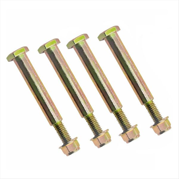 4 Pack Wheel Bolts and Lock Nuts 193406 for Cub Cadet Compatible with None