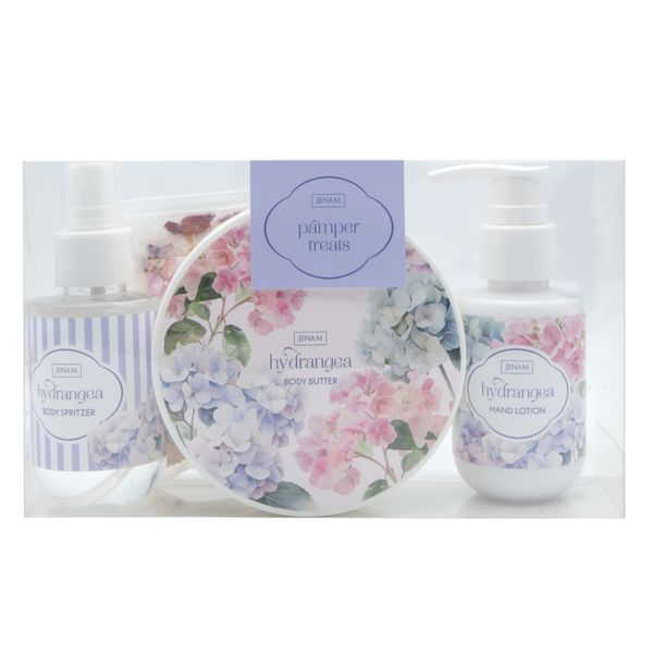 Jenam Hydrangea Pamper Treats Bath &amp; Body Gift Set