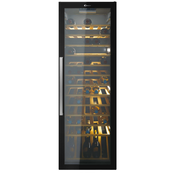 Candy DiVino 81 Bottle Monozone Wine Cooler with Bamboo Shelves WiFi