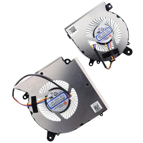 Replacement CPU &amp; GPU Fans for MSI GF66 GF76 GL76 GF65 GF75 GF63 Laptops