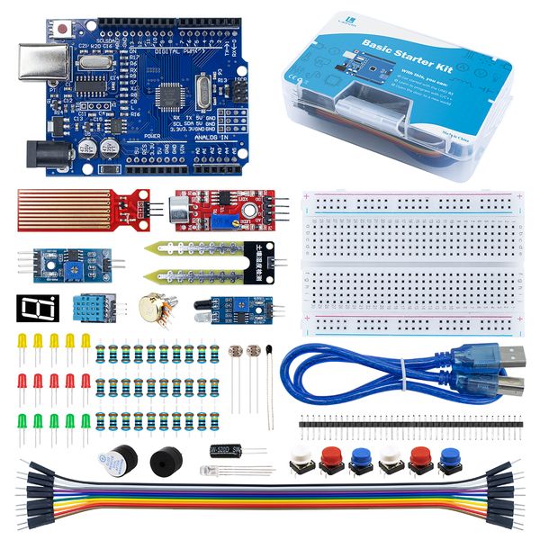 LAFVIN Basic Starter Kit for Arduino - STEM Electronic DIY Learning Kit