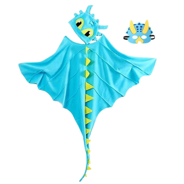 Blue Dragon/Dinosaur Interchangeable Child Dress-up