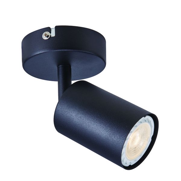 Urban Single S/Light Black GU10 1x5w