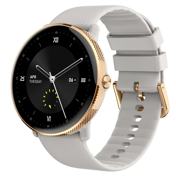 S61 - Military-Grade Smart Watch With IP68 Waterproof Rating - Grey &amp; Gold