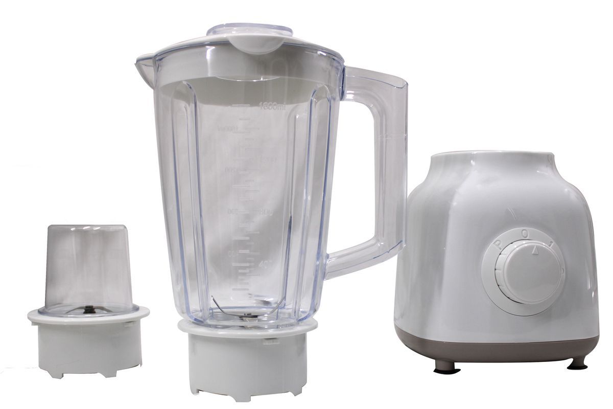 600 Watt 1.6L Jug Blender with 200ml TriBlade Grinder Attachment