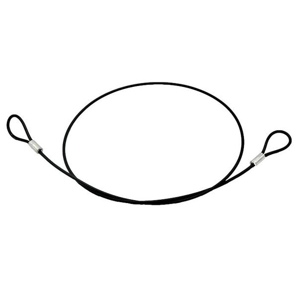 S-Cape Stainless Steel Tether compatible with Gopro - 60 cm - Black