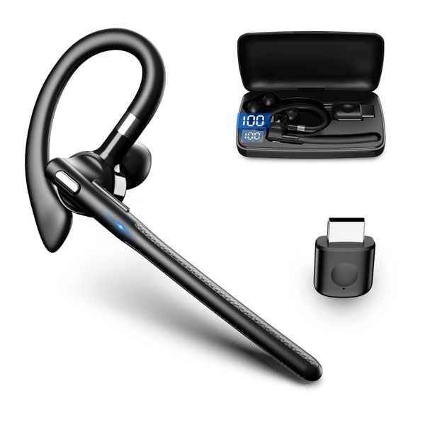 Wireless Earphones, Bluetooth 5.4 Earbuds &amp; Charging Case