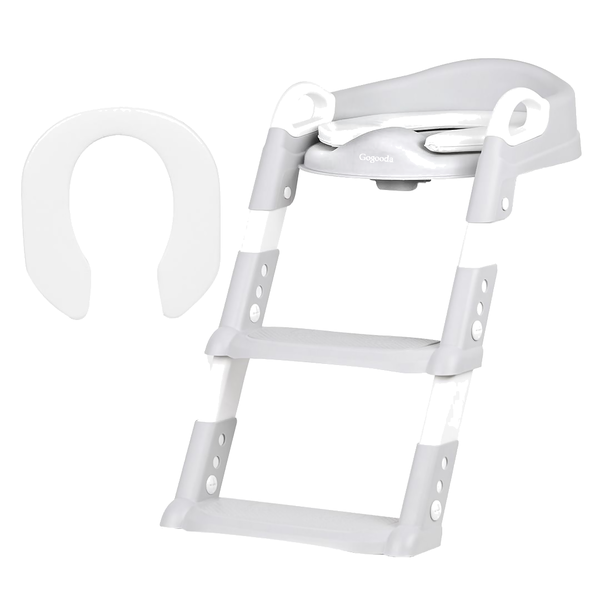 Potty Training Toilet Seat Safe Adjustable Potty Ladder for Boys Girls