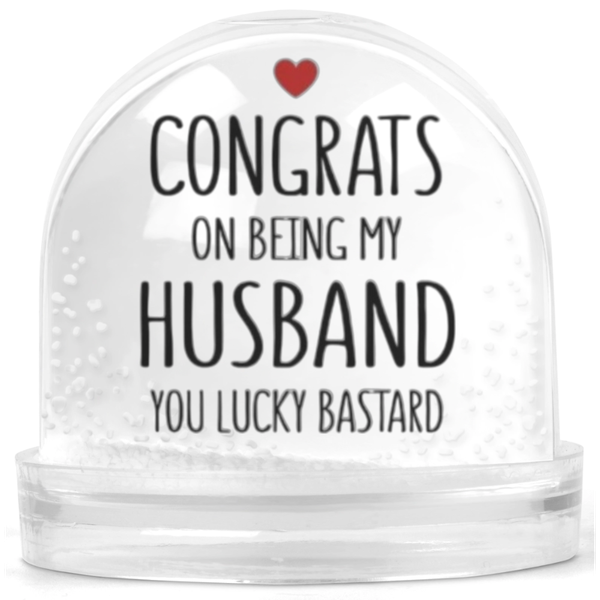 Congrats On Being My Husband Anniversary Valentine Gift Keyring