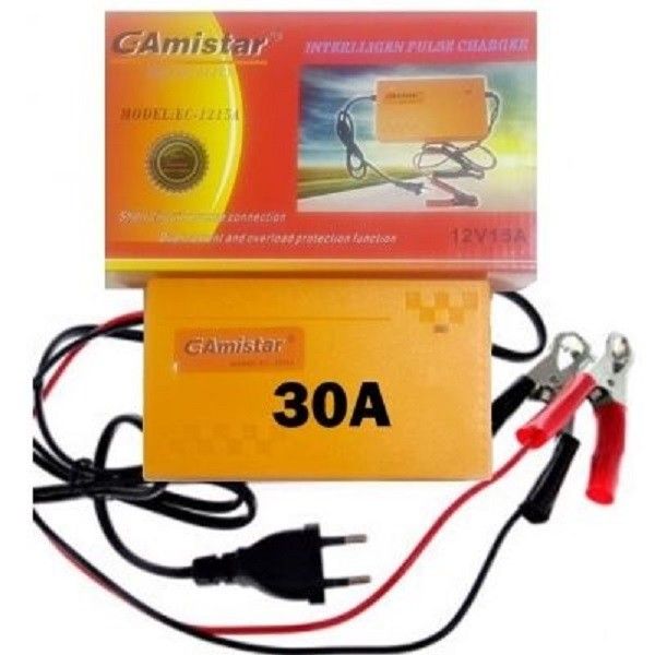 Battery Charger gamistar 12V 30A Intelligent Pulse Battery Charger