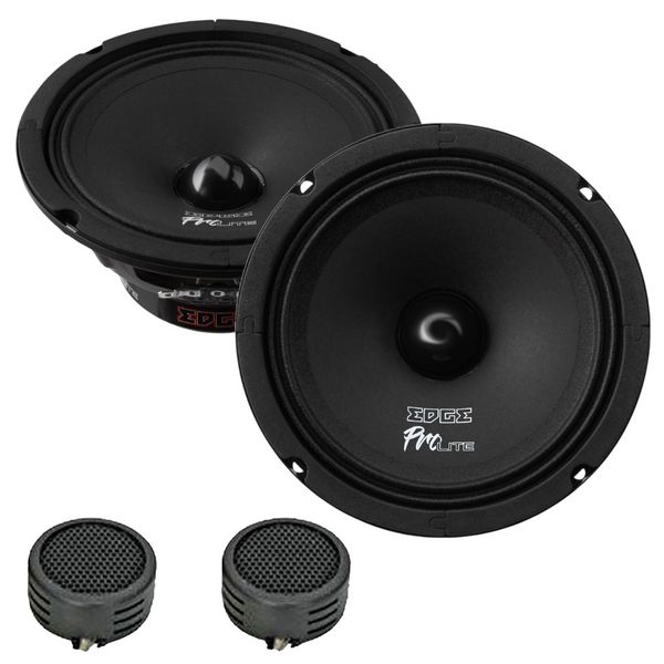 Edge DB Series 6.5 inch 260Watts Pro Audio Midrange Speakers &amp; Evo Tweeters