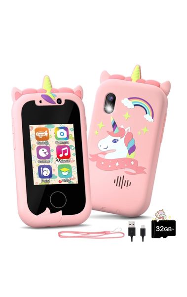 Kids Toddler Toy Phone for Girls and Boys Aged 3-8