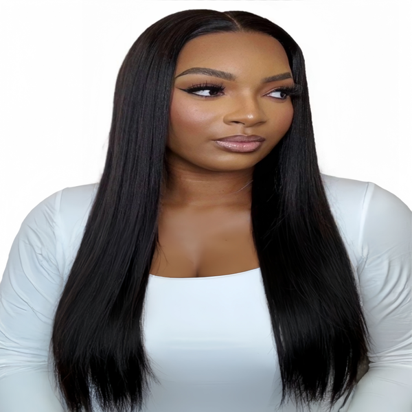 Marigold 24 inch Straight Wig - Human Hair with 13x4 Lace Front