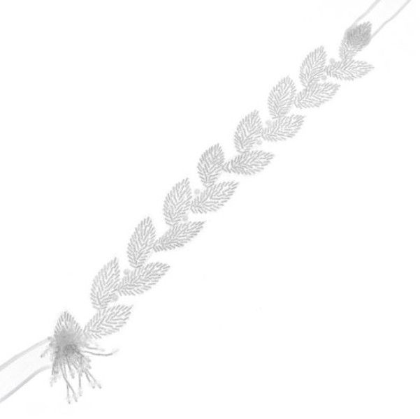Olive Tree-Faux Pearl and Acrylic Beads Headband 01-Bridal/Formal