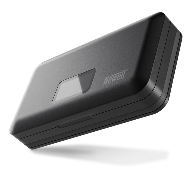 Newell Dual Charger Power Bank &amp; SD Memory Card Reader Compatible with Fujifilm NP-W126