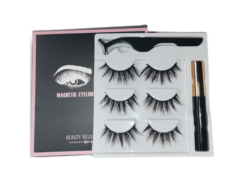 3 Pairs Reusable Magnetic Eyelashes