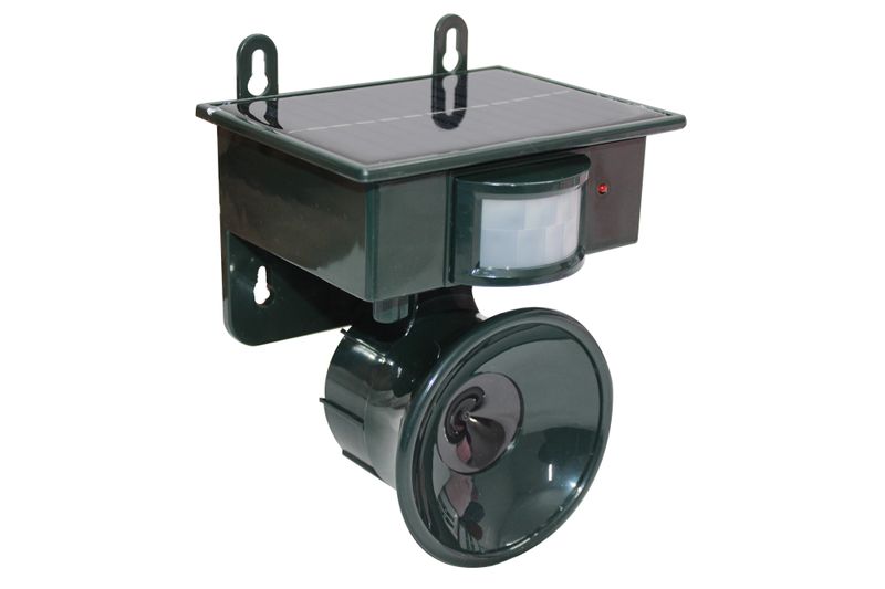 Ultrasonic 800Mah 5000SQ Foot Solar-Powered Animal Pest Repellant