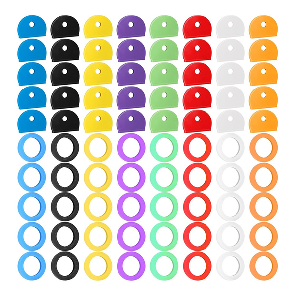80 Pieces Key Color Covers Key Caps Tags Covers Set