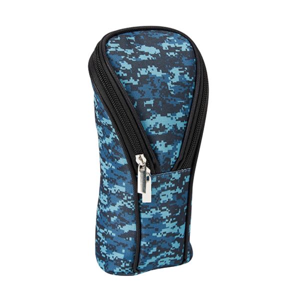 Colour Me - Pencil Bag - Tongue Flap (Blue Army Print)