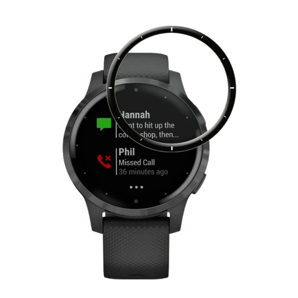 Comealong Screen Protector for Garmin Vivoactive4 watch 3D PMMA Antiscratch