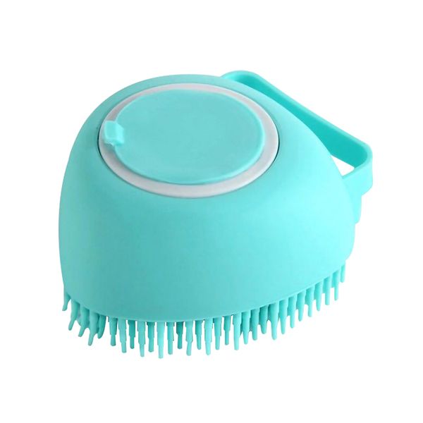 Synergy Dog Bath Brush With Soap Dispenser