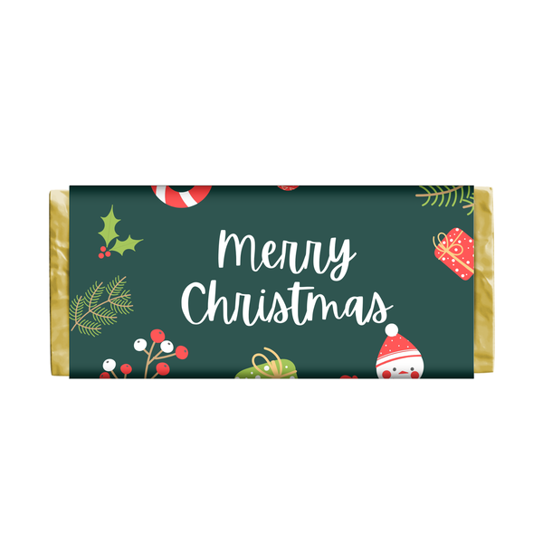 Christmas Chocolate Gift Idea Custom Themed Thank You Appreciation Present1