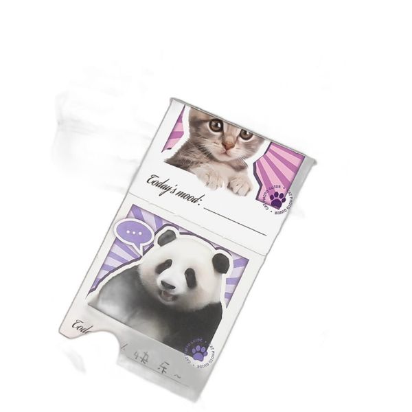 Xinmo Vintage Pet Sticky Notes Set for Journaling &amp; DIY
