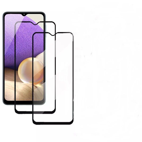 9D Glass Screen Protector Compatible with Samsung Galaxy A04/A04E/A04S - Pack of 2
