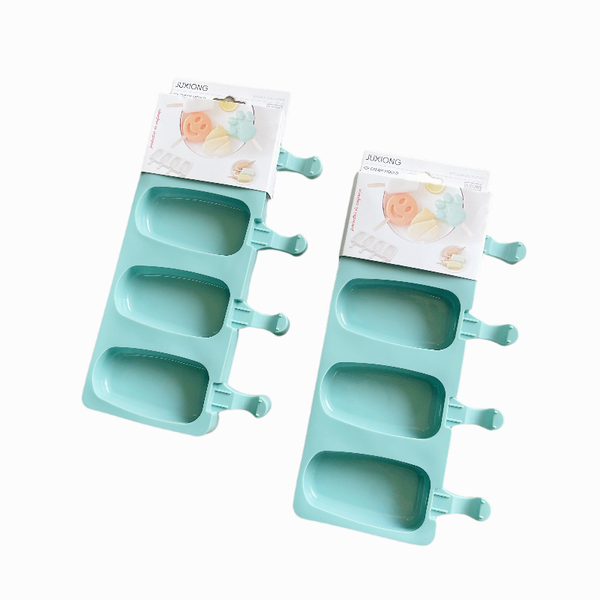 Silicone Ice Cream Moulds - 2 Piece
