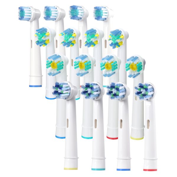16pcs Electric Toothbrush Head Compatible Oral B Electric Toothbrush