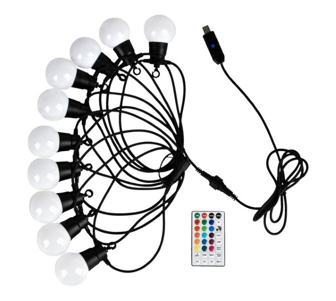 LED String Light Smart RGB - Color-Changing Garden Lighting