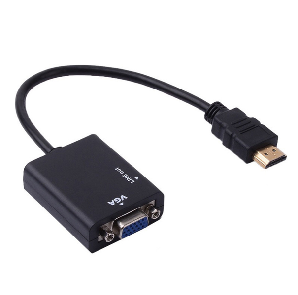 HDMI to VGA + Audio Converter Adapter (WLW-16)