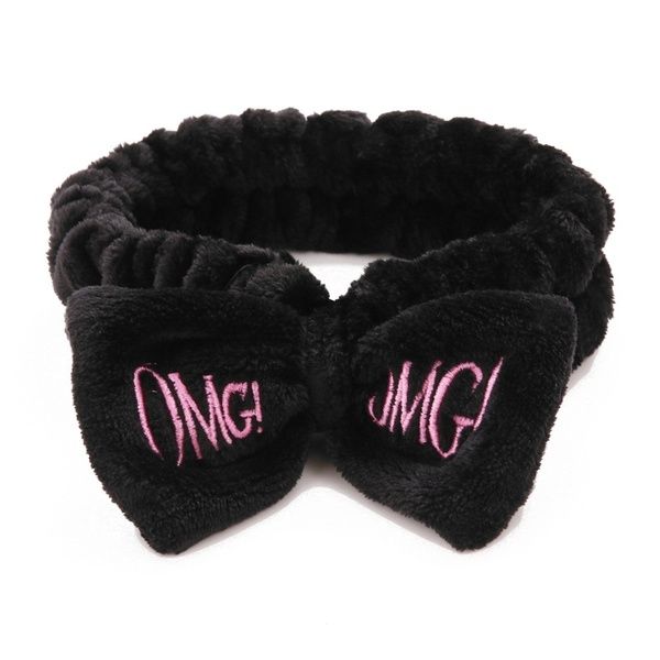 Plush Hair Band - Black