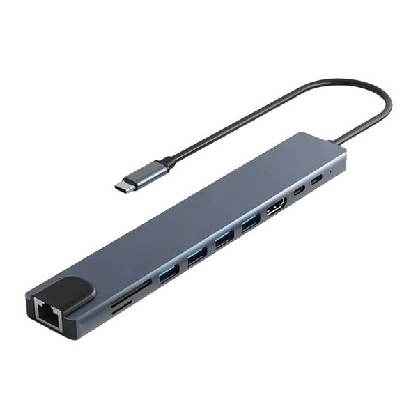 10-in-1 USB C Hub with 4K HDMI, 100W PD, Card Reader