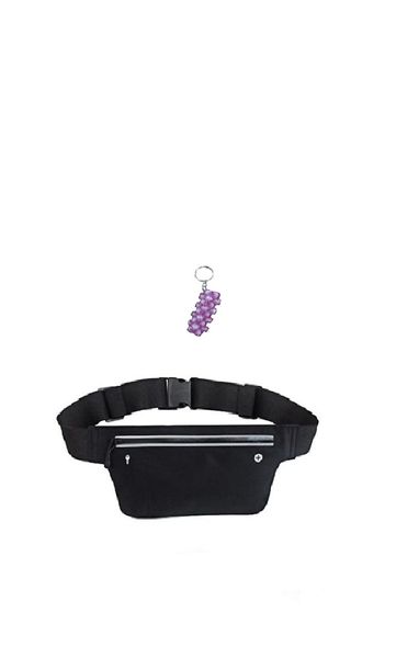 Slim Fit Sports Running Waist Bag And Keyholder - JG20375147
