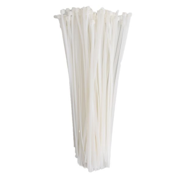 UNITED ELECTRICAL Cable Tie White 300mm X 4.8mm ( Pack of 100 )